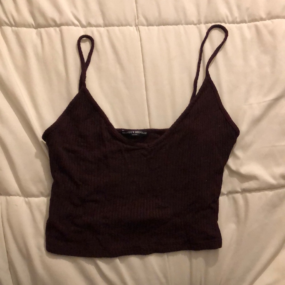 Brandy Melville Cropped Spaghetti Strap Top